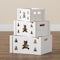 Baxton Studio Sagen ModernWhite Finished Wood 3-Piece Storage Crate Set 200-12271-ZORO - alternate 2